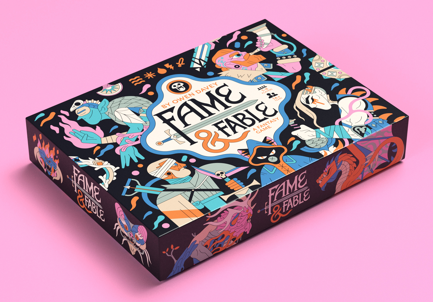 Fame & Fable: Owen Davey’s Stunning Fantasy Board Game