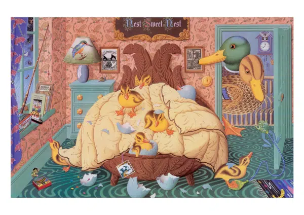 Ducks in Bed 1
